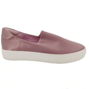 Alex + Alex Satin Lavender Plum Purple Slip On Sneakers Size 7.5.